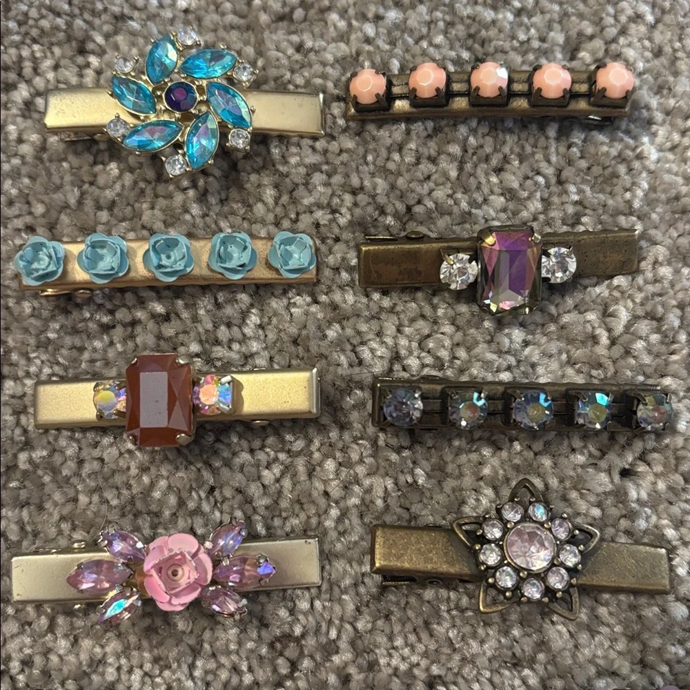 NWOT Joyfolie Colorful Decorative Hair Clips Bundle